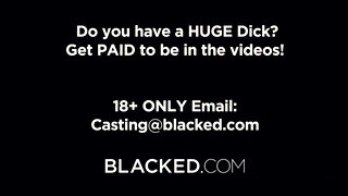 Blacked - Alexis Crystal punciját néger csávó kúrja