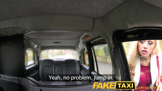 FakeTaxi - Csöcsös világos szőke segglyukba tolva