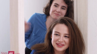Slim4K - Darcy Dark és Kristi édeshármasban szeretkeznek