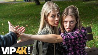 Világos Szőke izgató Zlata Shine megcsalja barátnőjét méretes faszos főnökkel