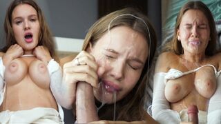 A srácom visszatért a katonaságtól, háromszoros élvezés és tele vagyok gecivel - virtuális porno