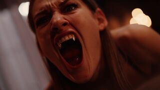 Sötét Vágyak Kastélya - Vampired Csábításában Egy Kívánatos Világos Szőke Úrnő és Egy Szemérmes Gádzsi Tiffany Tatummal és Leana Lovings-szal